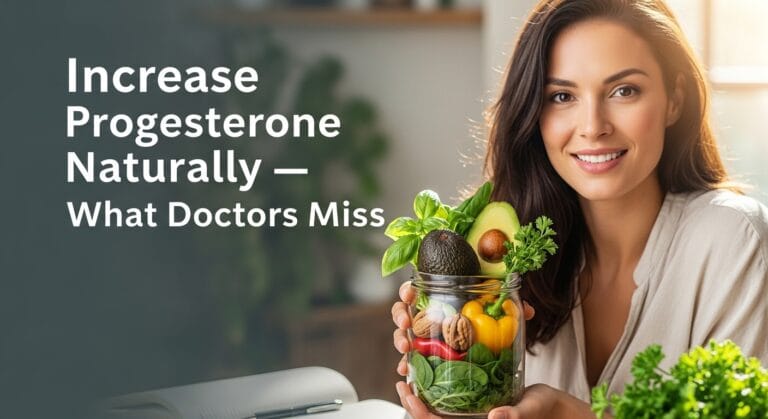 Increase Progesterone Naturally — What Doctors Miss
