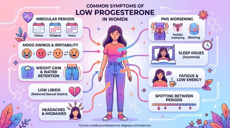 low progesterone symptoms